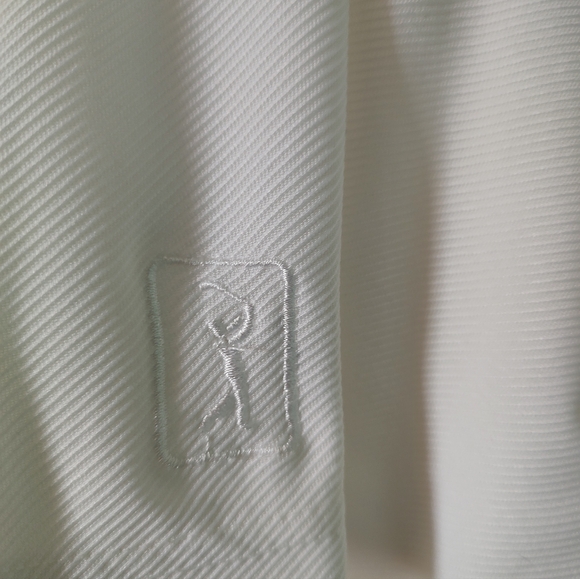 PGA Tour Men's White Short-Sleeve Polo 3X - Picture 3 of 4
